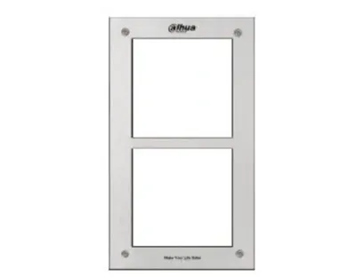 Dahua - Frontpanel Edelstahl für zwei Module / VGMF Modulsystem