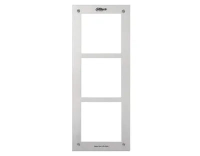 Dahua - Frontpanel Edelstahl für drei Module / VGMF Modulsystem