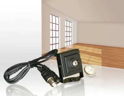 1/3" SONY Super HAD CCD Compact-Kamera Pinhole "SchraubenDesign" / 420TVL 0.8Lux f3.7mm — Bild 3