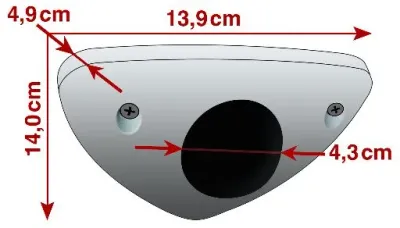 HDSDI und CVBS Kuppel Kamera 3mm 2.1MegaPixel 25Bps 1080p IK10 — Bild 3
