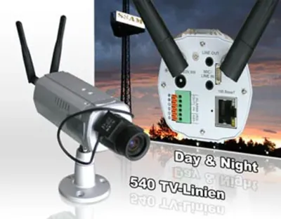 iCanTek 230WN Funk Day&Night Kamera Sony Super HAD CCD / Dual Stream MPEG4 + JPEG