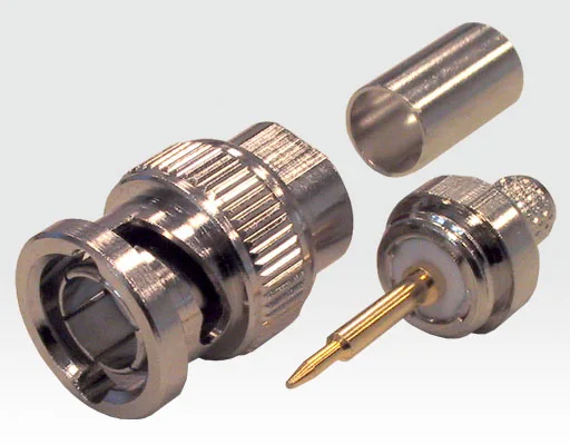 BNC Crimp Stecker fixer PIN - VE 10