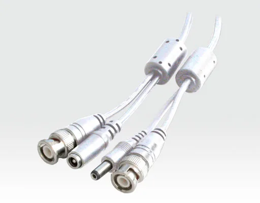 Videokabel BNC-DC 50m ws / BNC Stecker /DC Stecker+Kupplung