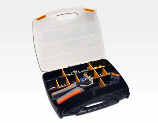 Profi-Werkzeugkoffer für Easy Quick Montage / BNC, Zange, Cutter