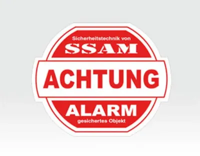 Alarm-Sticker mittel